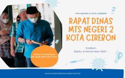 Rapat Dinas MTs Negeri 2 Kota Cirebon